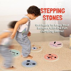 Stepping Stones for Kids – Fun Play Coordination Game Obstacle Course