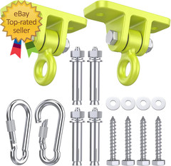 Swing Hangers for Wooden Sets Pack of 2 Heavy Duty Hardware with Locking