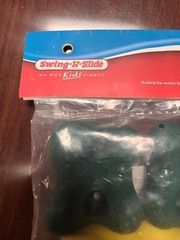 Swing N Slide Climbing Rocks 4 Pk Green Yellow