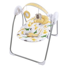 Portable Baby Swing for Infants, Compact & Foldable Infant Swing with 5-Speed…