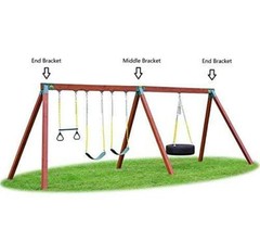 Eastern Jungle Gym Easy 1-2-3 A-Frame Swing Set Bracket Heavy Duty for EZ,