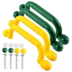 4 Pack Kids Playground Safety Handles Plastic Swingset Handle Grab Color Set 1