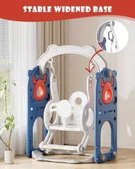 12-in-1 Toddler Slide & Swing Set Kids Slide Toddlers Age 1 Toddler Outdoor