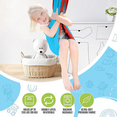 Sensory Swing for Kids with Reversible Colors – Indoor Ceiling/Outdoor Tree Hang