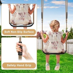 Non-Slip Swing Seat, Plastic Tree Swing Seats for B:black Swing Seat-1pack