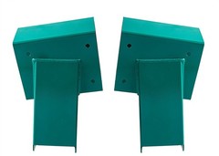 HANDYGO Swing Set Brackets – Heavy Duty Steel Swing Kit, 2 DIY Wooden Swing H…