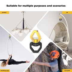 Swing Swivel, 35KN Safety Rotational Device, Swing Spinner for Tree Swing, Ae…