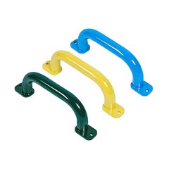 10 Inch 4 Pieces Blue Metal Safety Handles for Playground Accessories – Outdo…