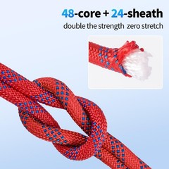150Ft 1/2 Inch Heavy Duty Climbing Rope – for Tree Swing, Pulling, Outdoor & …