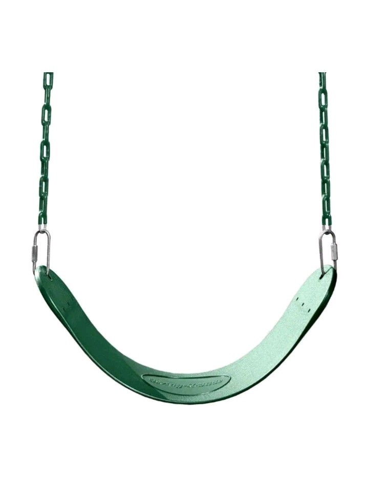 Swing Seat – Heavy Duty Rust-Proof Chain – Green