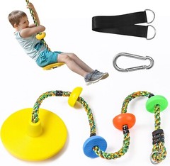 ASTM Approved Kids Climbing Rope Swing with Easy Installation & Accessories