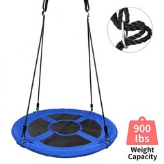 40″ Columpio De Arbol Platillo Para Patio Jardin Para Niños y Adultos Grandes
