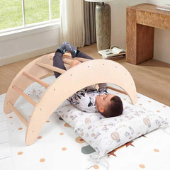 Climbing Arch Cushion & Rocker Pillow for Toddlers – Multi-Use Floor Seat, Nap M
