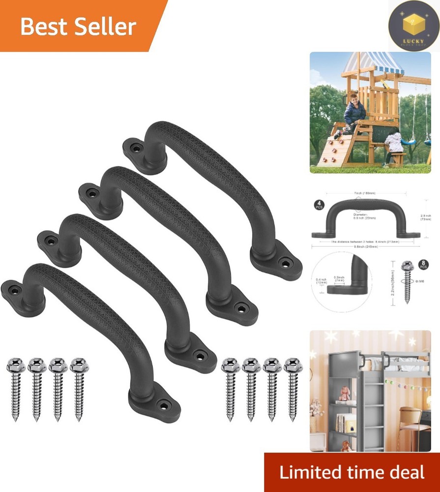Versatile Indoor/Outdoor Playground Safety Handles – 4 Pack, Easy Installation
