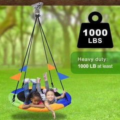 Anti-Squeaking Swing Hanger Stainless Steel Swing Hook Bearing Inside Free Swive