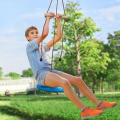 Zipline Kit for Kids & Adults 52 ft Capacity Up to 330 lb Backyard Outdoor Fun
