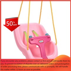 Little Tikes 2-in-1 Snug n Secure Toddler/Bucket Swing – Pink