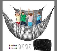 Climbing Cargo Net – 6.5′ x 9.8′, Double Layer Playground Safet. FAST SHIP FREE