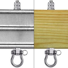 Heavy Duty Swing Hangers with Bearings – Set of 4 Stainless Steel 304 Hardware