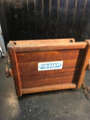 Vintage Bent Wood Slatted Childs Swing Set Seat GYM DANDY Folding Free Shipping