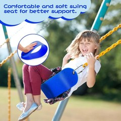 Swing Seat , Soft EVA Swing Seat with 2 PCS Locking Buckles, 300lb, TreeSwing…