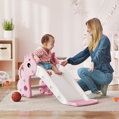 Child Slide with Integrated Sports Game 41.7×20.3×20.5 inch Size
