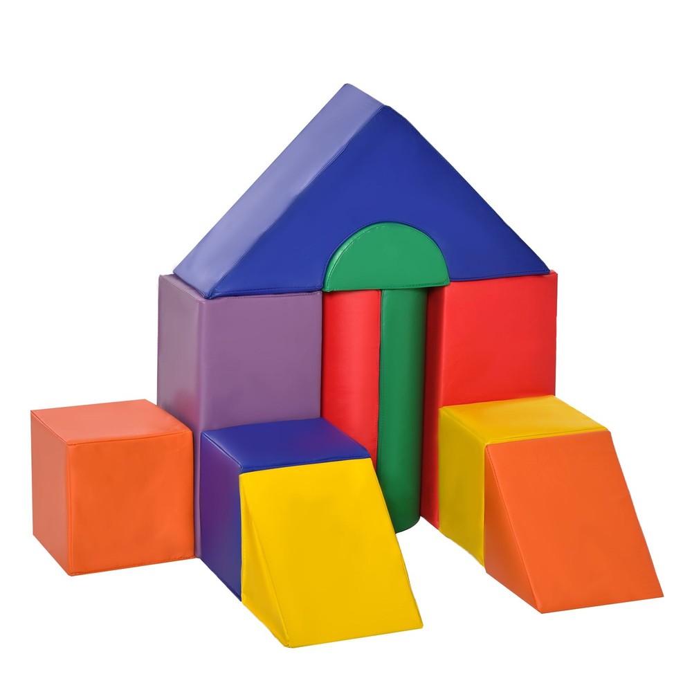 Playful Foam Climbing Blocks 11Pc Kit for Children Ages 1-3 Years