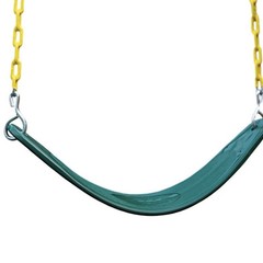 Deluxe Swing Belt w/ Ylw Chain Grn Seat Play Set Accessory Gorilla Playset Pair
