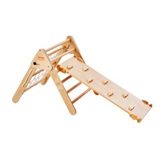 VEVOR Pikler Triangle Set 4 in 1 Montessori Climbing Toys for Toddlers 1-3 Years