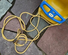 1983 Little Tikes Yellow Swing Toddler Child Outdoor Hanging Plastic Swingset