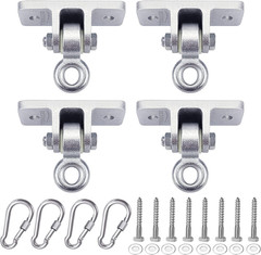 Heavy Duty Swing Hangers Set of 4 for Indoor Outdoor Playground Use