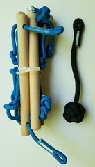 TUAHOO Obstacle Course 2 Ninja Line Slackline Obstacles Swing for Kids