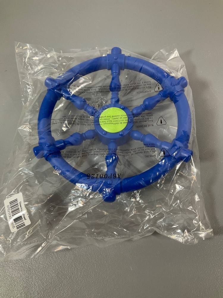 Backyard Discovery Premium Steering Wheel – Blue and Lime – NO HARDWARE