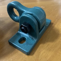 Wood Beam Swing Hanger Galvanized Ductile Iron Green Heavy Duty 5000lbs No Screw