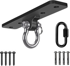 Heavy Duty Ceiling Swing Mount 900LB Hook for Hammock Yoga Rings Punch Bag
