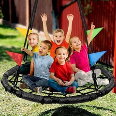 43in Tree Swing Outdoor Indoor Kids Fun Durable Family Activity Backyard Gift US