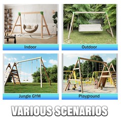 Brand New 1-2-3 A-Frame 2 Brackets for Swing Set with All Hardware