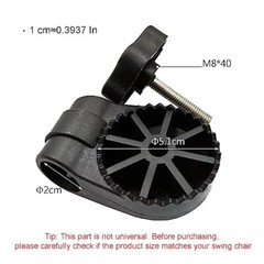 Timyrimy Garden Swing Plastic Fittings (Type 2) to Attach Canopy Frame to