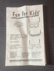 Vintage 1994 Flexible Flyer Trapeze Swing In Box Back Yard Swing Set Accessory