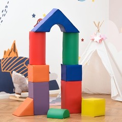 Playful Foam Climbing Blocks 11Pc Kit for Children Ages 1-3 Years