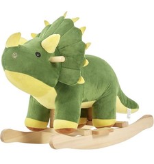 FUNLIO Dinosaur Baby Rocking Horse for Toddlers 1-3 Years Triceratops Rocking