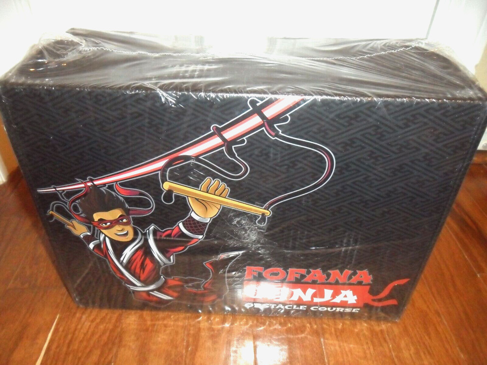Fofana Ninja Warrior Obstacle Course for Kids – 32-Piece- Outdoor Play Equipment