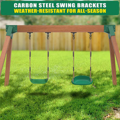 A-Frame Swing Set Brackets 2 Pcs Heavy Duty Swing Set Hardware with Swing Hanger