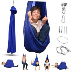 Sensory Swing for Kids and Adults. Indoor and Outdoor Therapy – Pink or Blue