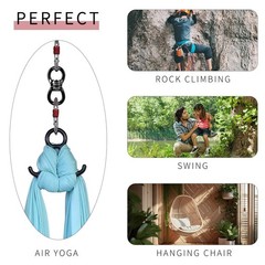 35kN Swing Swivel, CE Certified 360°Rotational Device, Silent Hanging Accesso…