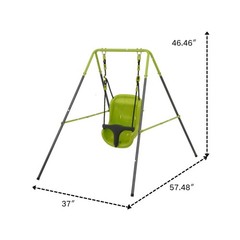 XNS001 Indoor-Outdoor Baby Swing Safety Seat Indoor Outdoor Toddlers Heavy Duty