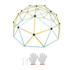 Uimoso 10FT Climbing Dome Geometric Jungle Gym for Kids Ages 3-10