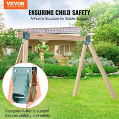 VEVOR A-Frame Middle Swing Set Brackets, Heavy Duty Carbon Steel Swing Set Hardw