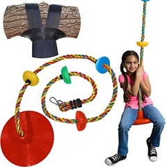 Rope Swing – Tree Climbing Ropes & Disc Swings for Red Disc/Rainbow Rope Swing