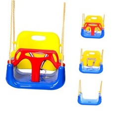 3-in-1 Convertible Kids Swing Seat with Detachable High-Back Support, Navy